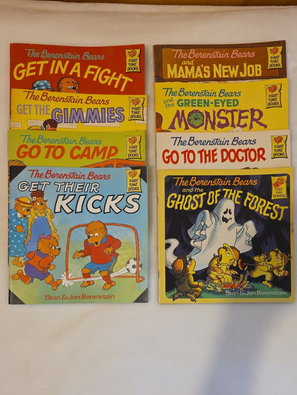 Berenstain Bears Lot Of 8 Paperback Books
